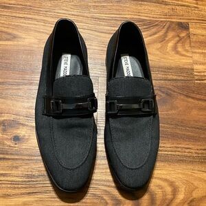 Steve Madden Faux Buckle Loafers